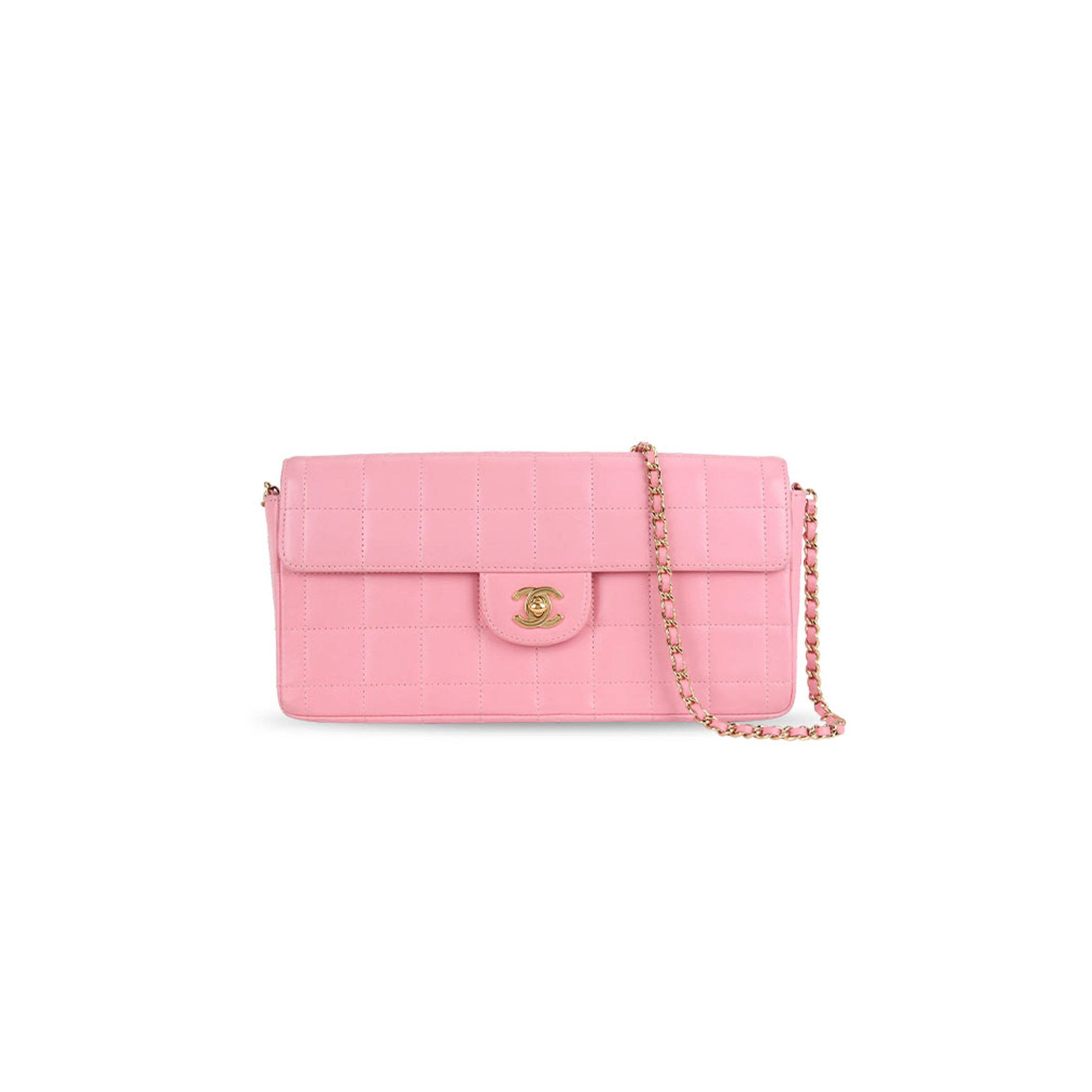 CHANEL CHOCOLATE BAR FLAP BAG (26*13*4cm) 